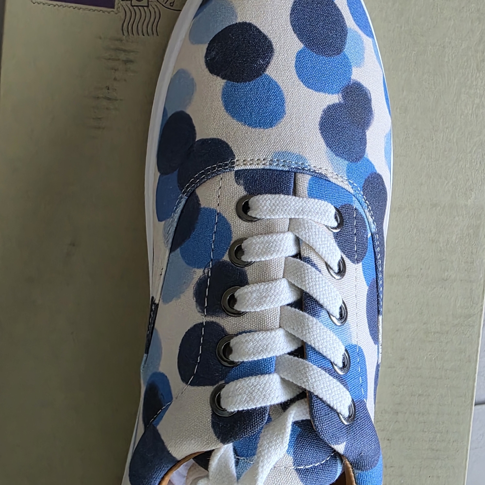 Ted Baker SHORNIC Spot Print Canvas Skate Shoe - Picture 4 of 6